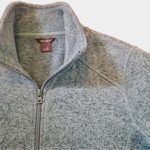 Eddie Bauer Women SM Teal Fleece 1/4 Zip Collar Pullover 100% Polyester Germany